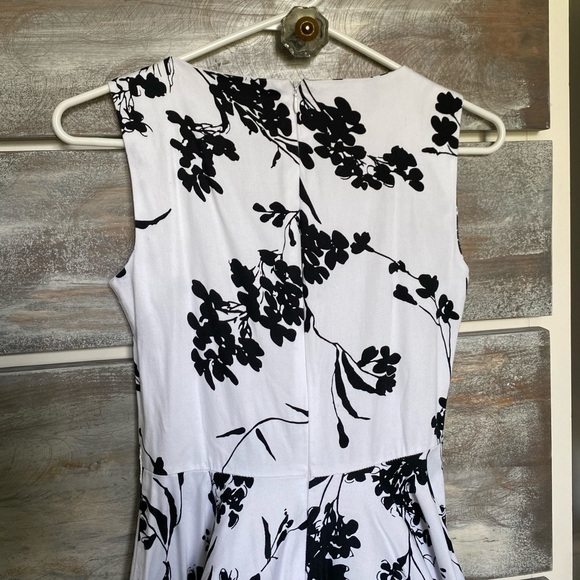 Grace Karin White Black Floral Dress - Picture 9 of 9